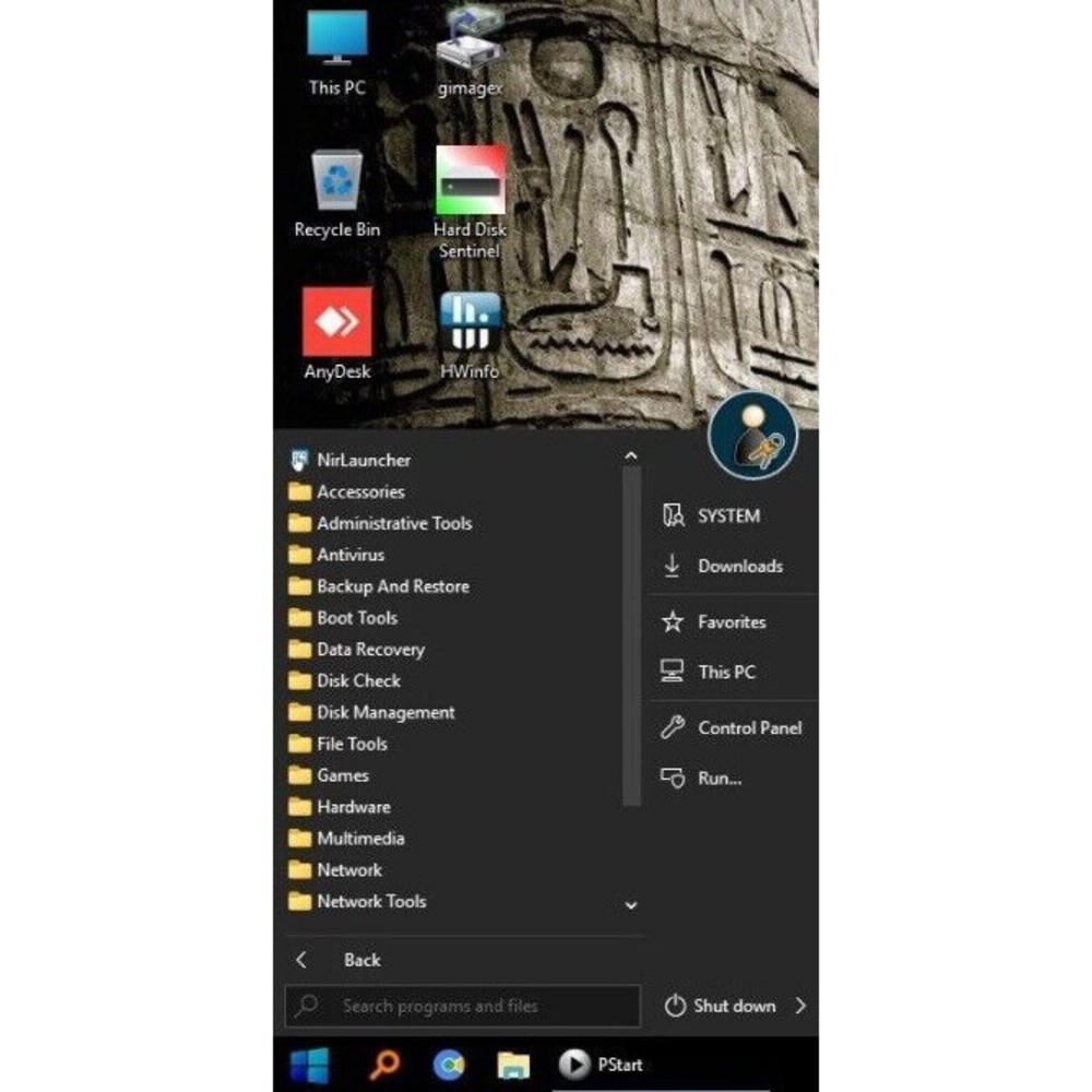 Lexar 64GB USB Boot Stick Recover Win Rescue Backup Disk Clone Erase Virus Tools